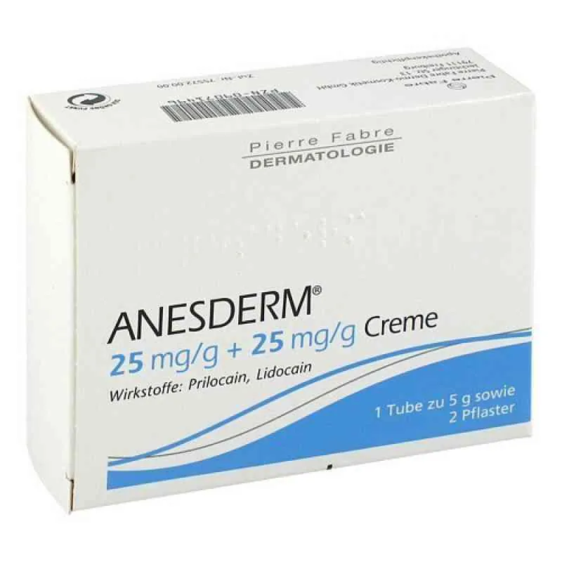Anesderm crème anesthésiante